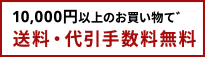 10,000円以上のお買い物で送料・代引手数料無料